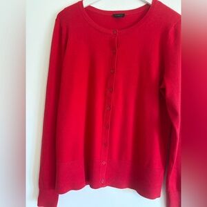 Talbots Vibrant Red Women's Cardigan